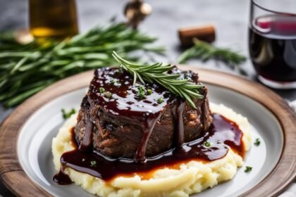 braised beef cheeks