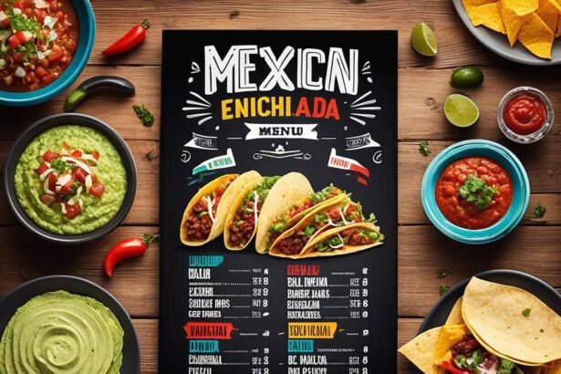 mexican fiesta menu