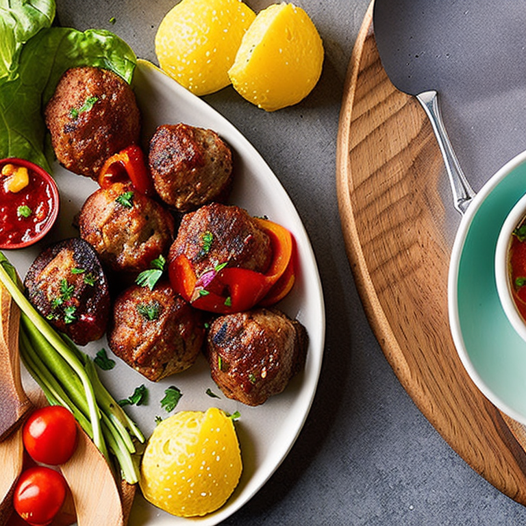  grilled meatballs